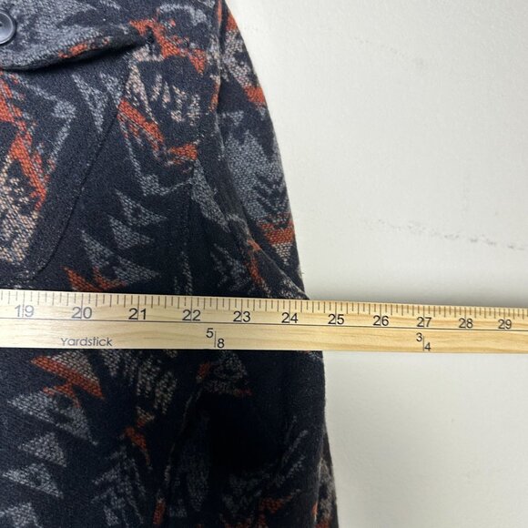 Jachs New York Wool Blend Jacket Faux Fur Lined Insulated Men L Outdoor Aztec - Picture 10 of 13